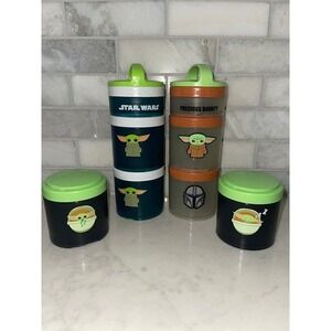 WHISKWARE Mandalorian Snack‎ Containers set of 18 pieces